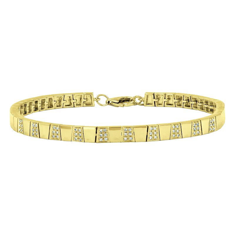 KENNIE  PATTERNED DIAMOND BRACELET