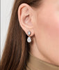 PEAR GEORGIAN CUT EARRINGS