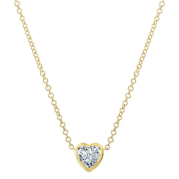 LILA HEART NECKLACE