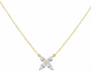 FLORA FLORAL DIAMOND NECKLACE