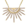 JAMIE HALF BURST DIAMOND NECKLACE