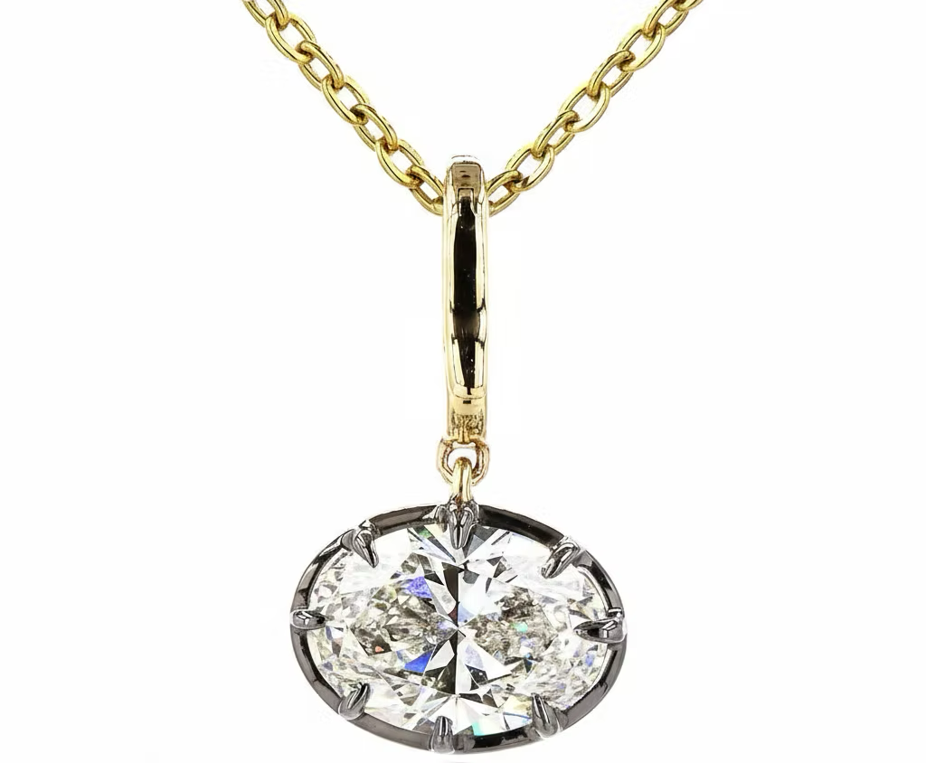 BRYNNE GEORGIAN OVAL PENDANT