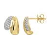 NARA PAVE/GOLD   STUD EARRINGS