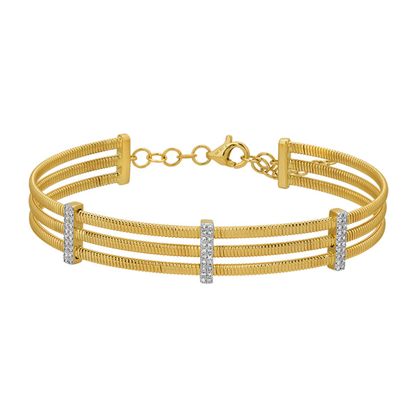 JADE OMEGA CHAIN TRIPLE  BRACELET