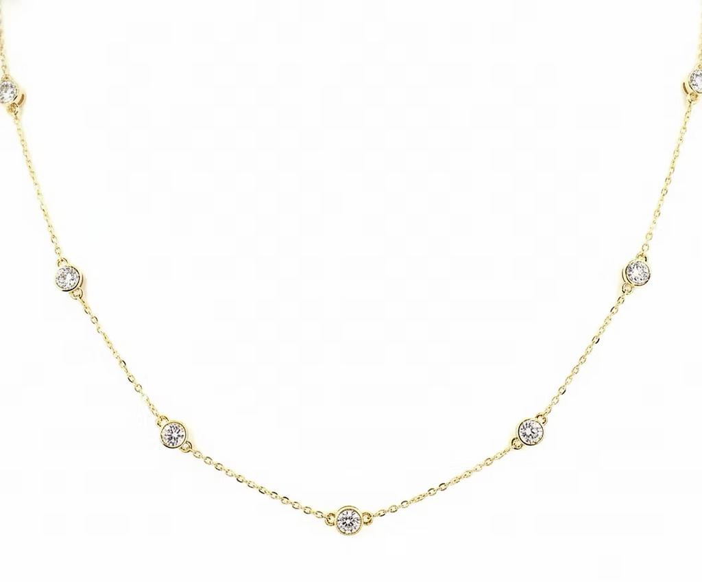 ADDIE DIAMONDS BY THE YARD NECKLACE