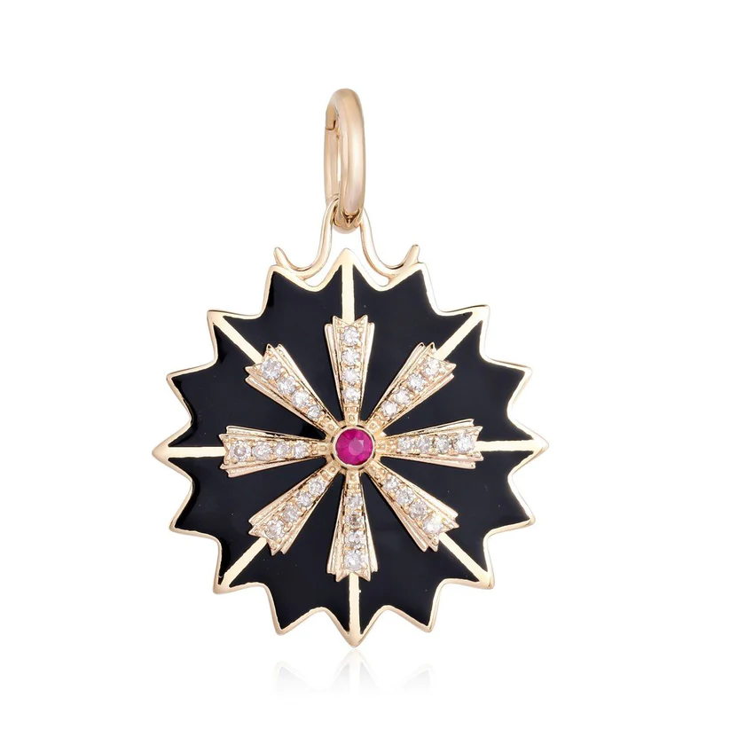 BARI FLOWER BURST PENDANT