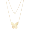 LOLA FLUTED BUTTERFLY NECKLACE