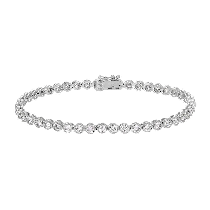 INA BEZEL SET DIAMOND BRACELET