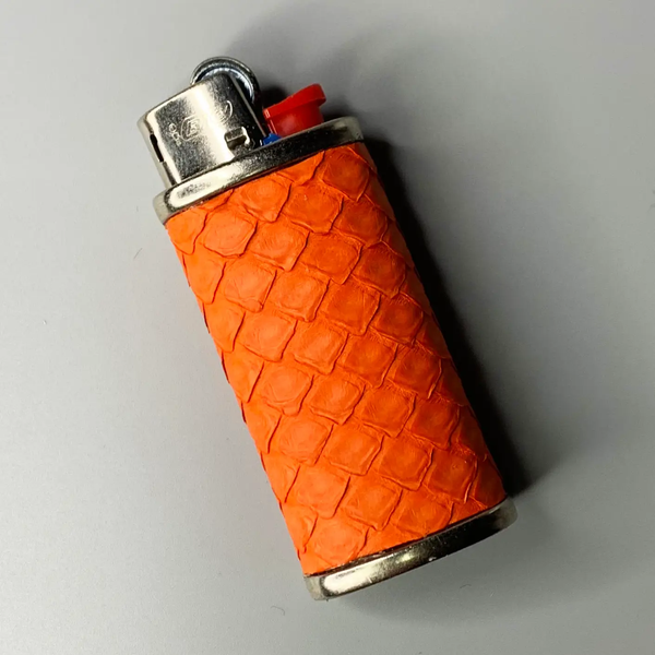 HAUS OF TOPPER - LIGHTER COVER IN TANGERINE ORANGE