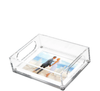 PHOTO TRAY - 6.5" x 8.5" WITH WHITE  MAT FOR 5" X 7" PHOTO