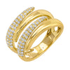 RUMOR DIAMOND WRAP RING