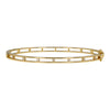 LENNY GOLD BORDER DIAMOND BANGLE BRACELET