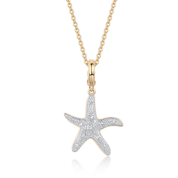 JULIETTE DIAMOND STARFISH NECKLACE
