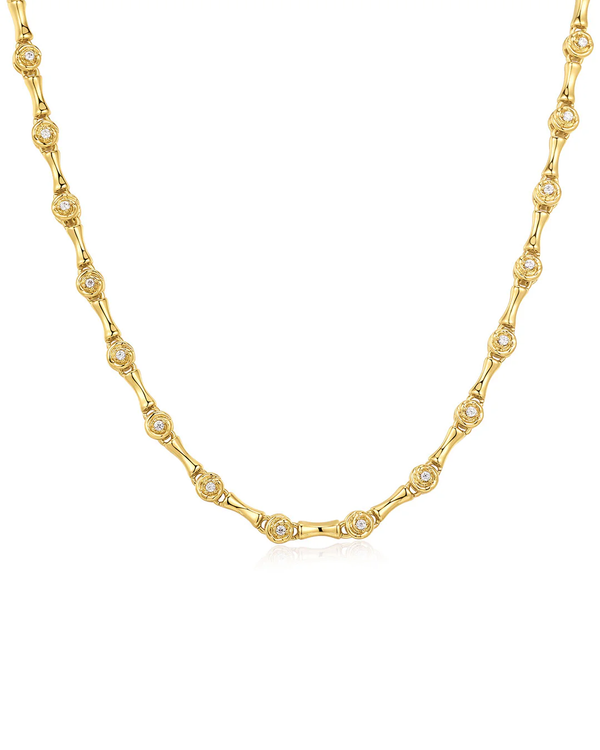 THE COQUILLE TENNIS NECKLACE