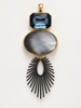 HENRY TRIPLE BURST DROP  NECKLACE -