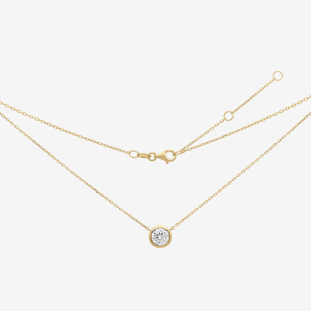 MANNY BEZEL SET  NECKLACE