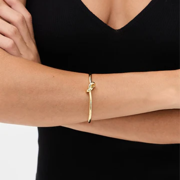 SHASHI KNOT CUFF  BRACELET