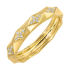 KELSEY DIAMOND SHAPED PATTERNED   RING