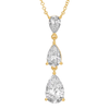 ROSEY TRIPLE PEAR DROP NECKLACE