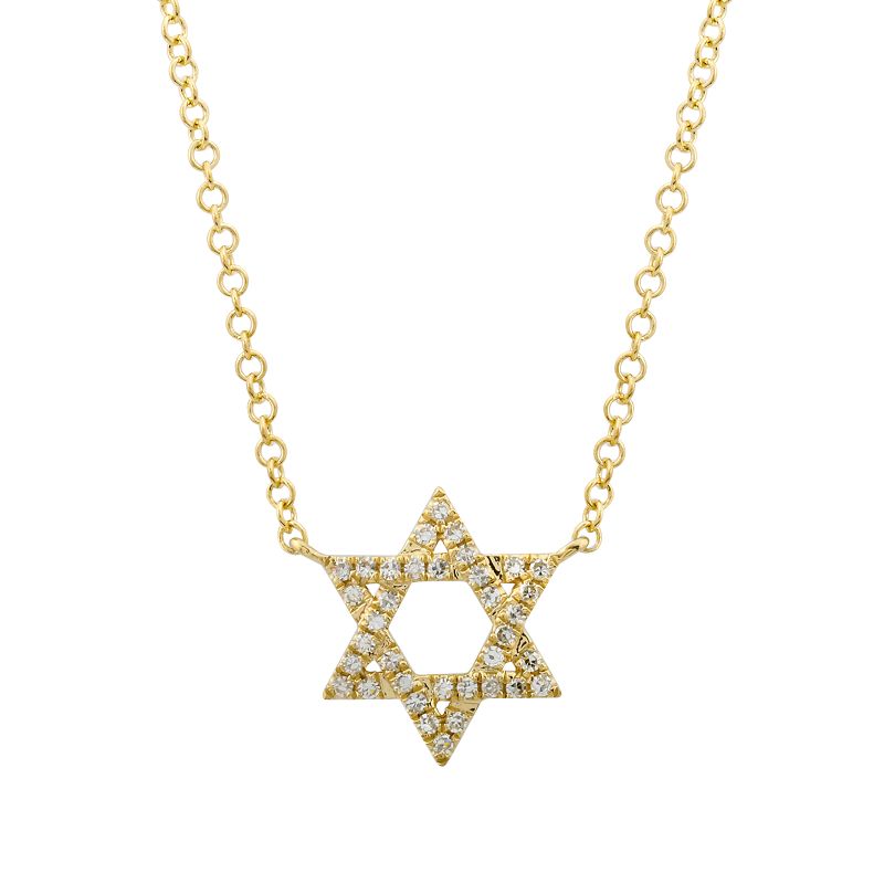 EVIE  STAR OF DAVID NECKLACE