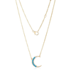MICA CRESCENT/MOON NECKLACE