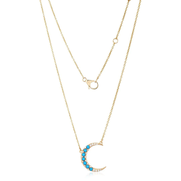 MICA CRESCENT/MOON NECKLACE