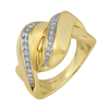 MANNY PAVE WAVE WRAP  RING