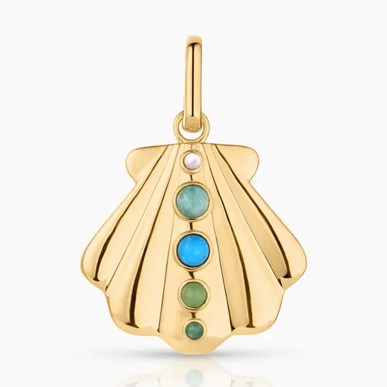 MARI SHELL CLIP NECKLACE