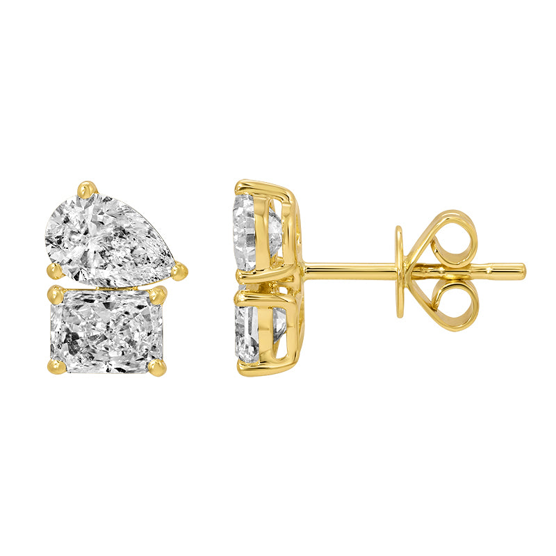 CODY EMERALD + PAIR  STUD EARRINGS
