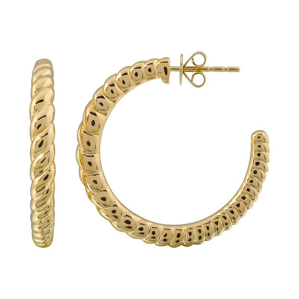 MARLA - Croissant Hoop Earrings