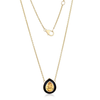JESSE CITRINE TEARDROP NECKLACE