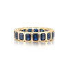 NETTIE BLUE SAPPHIRE BAGUETTE RING
