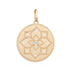 SUNNIE  FLORAL DISC PENDANT