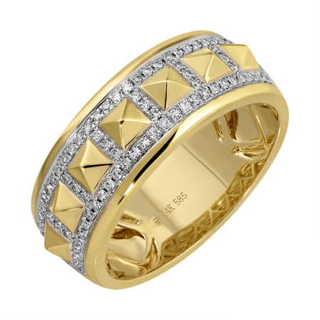 STELLAN  PRYAMID DIAMOND  RING