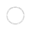 SIMSBURY CONCAVE FIGARO CHAIN BRACELET - 8"