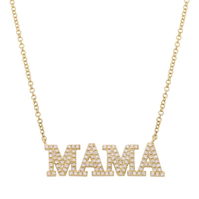 MAMA NAMEPLATE NECKLACE