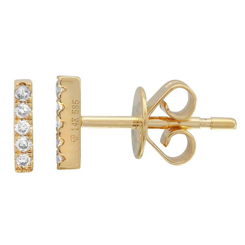 MARLEE BAR STUD EARRINGS