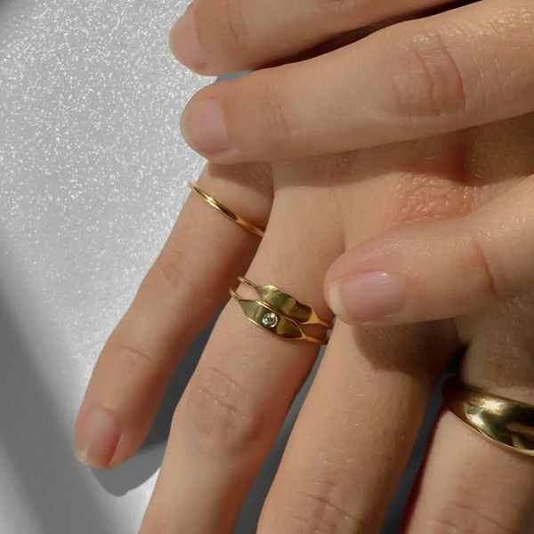 REESE  STACKING  SIGNET RING