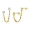 STELLA ROSE DOUBLE PEAR DROP EARRINGS