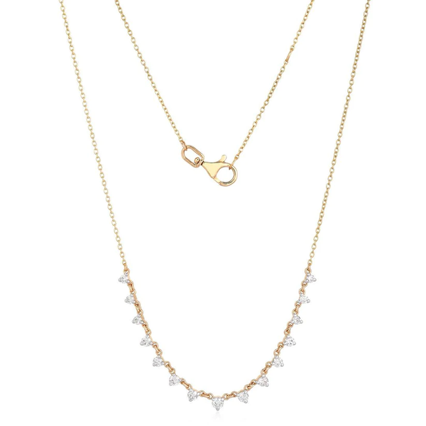 NICKI DIAMOND DROP NECKLACE