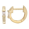 TEAGAN DIAMOND BAGUETTE HUGGIES
