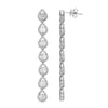 JANE PEAR DIAMOND DROP EARRINGS
