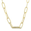 KARY PAPERCLIP DIAMOND NECKLACE