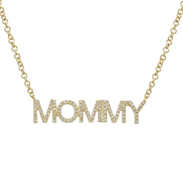 MOMMY DIAMOND NECKLACE