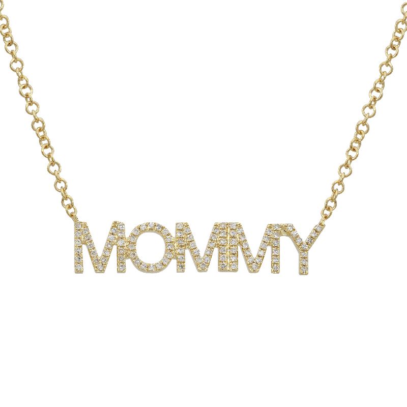 MOMMY DIAMOND NECKLACE