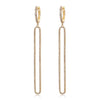DAYNA OVAL DROP EARRINGS