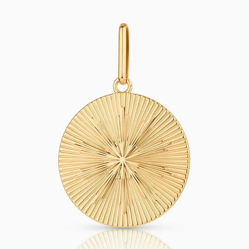 THATCH SUNDIAL COIN CHARM