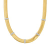 CAPRI OMEGA CHAIN DIAMOND  NECKLACE