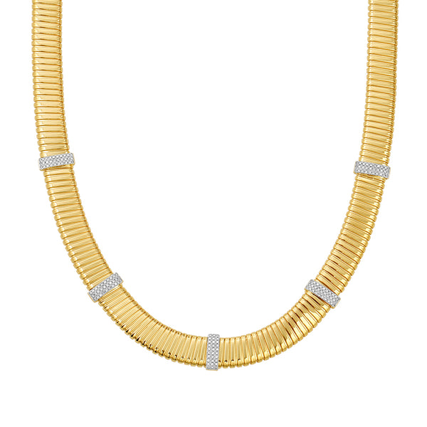 CAPRI OMEGA CHAIN DIAMOND  NECKLACE