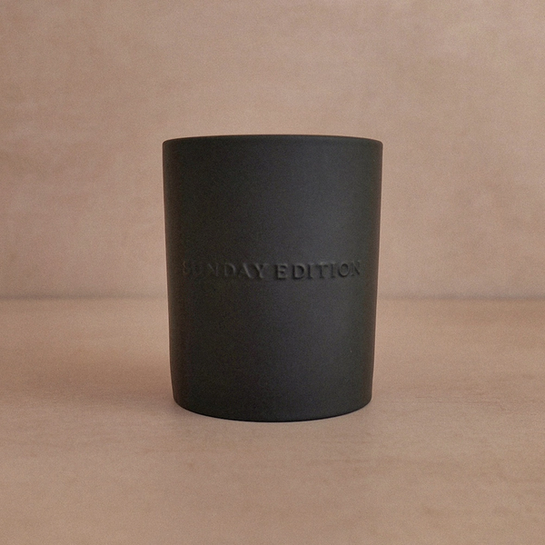 SUNDAY EDITION - ASH CANDLE - BLACK